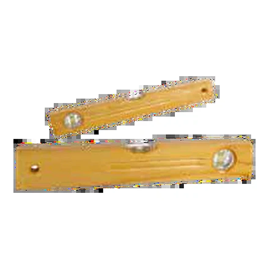 Nivel de madera barnizado, 2 ampollas - 20”, 508 mm
