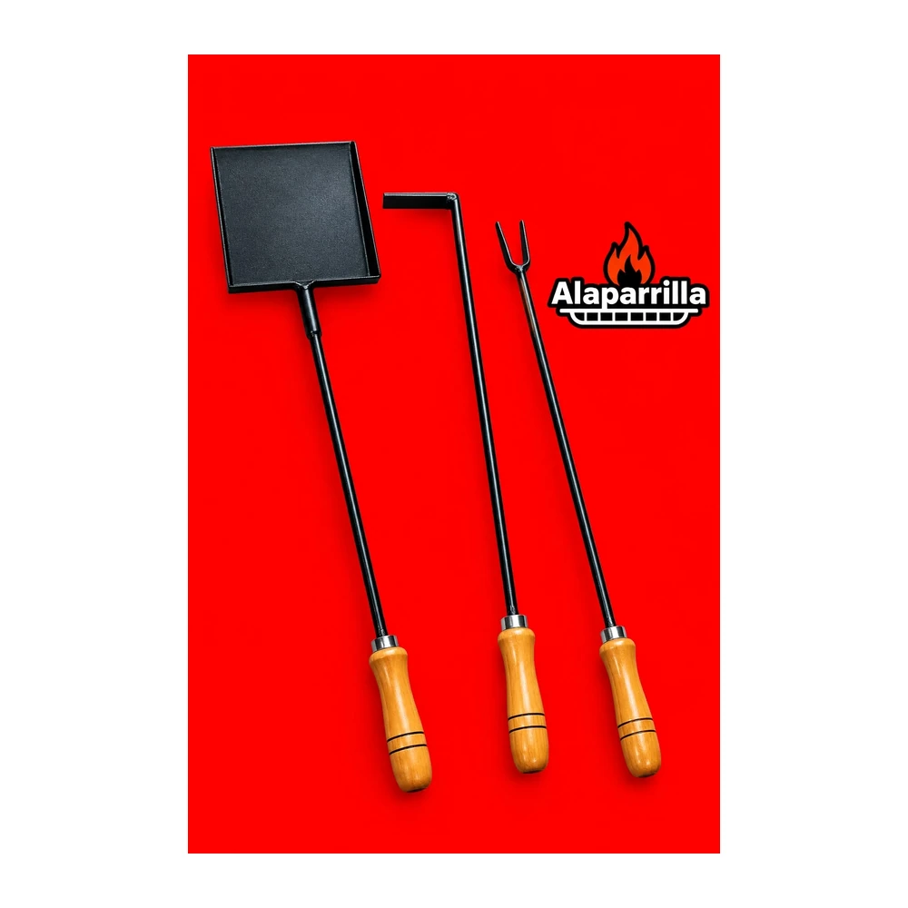 Juego de accesorios para parrilla de 3 piezas