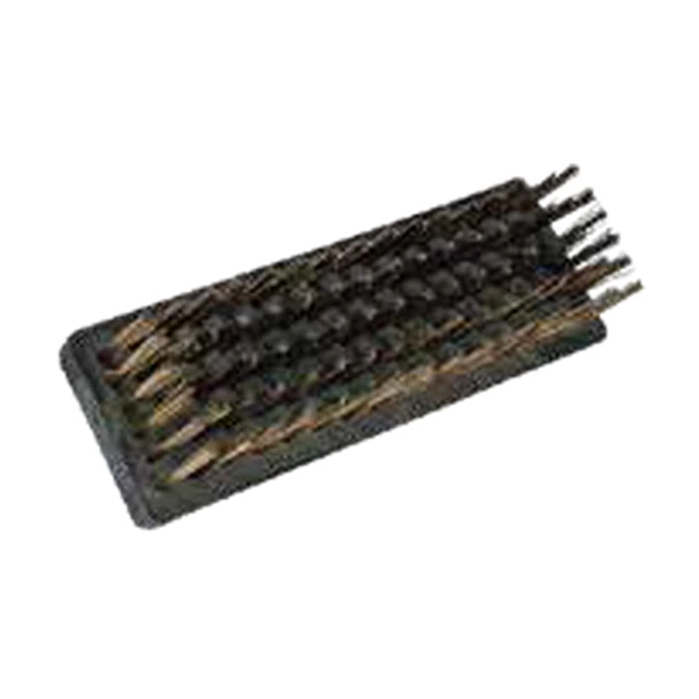 Cepillo de acero rectangular, base plástica - 280 x 24 mm
