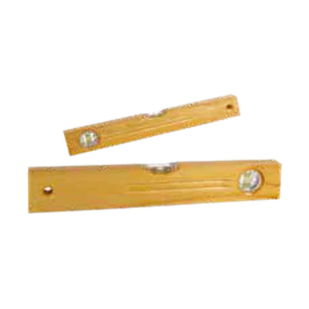 Nivel de madera barnizado, 2 ampollas - 16”, 406 mm
